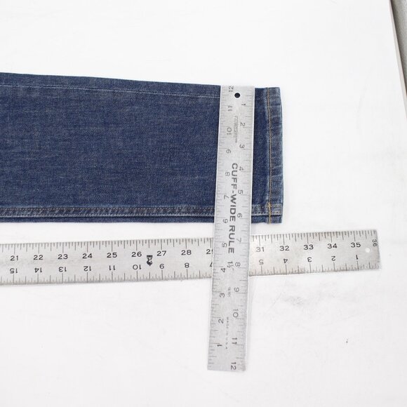 Everlane Jeans Mens 29 L32 The Slim Mid Rise 5 Pocket Stretch Denim whiskering - Picture 6 of 10